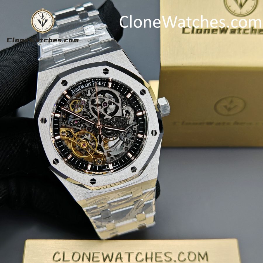 Audemars Piguet Super Clone Watches 1:1 Royal Oak 15407 Skeleton Dial - Image 6