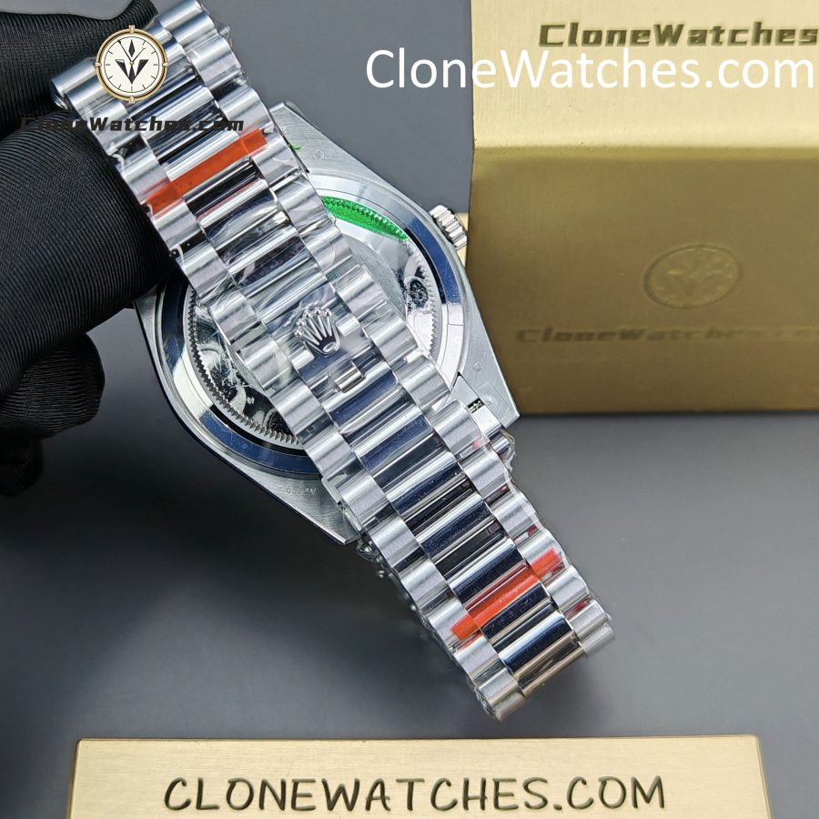 Rolex Super Clone Watches 1:1 Day Date Olive Green Dial 40mm m228239-0033 3255 Movement - Image 5