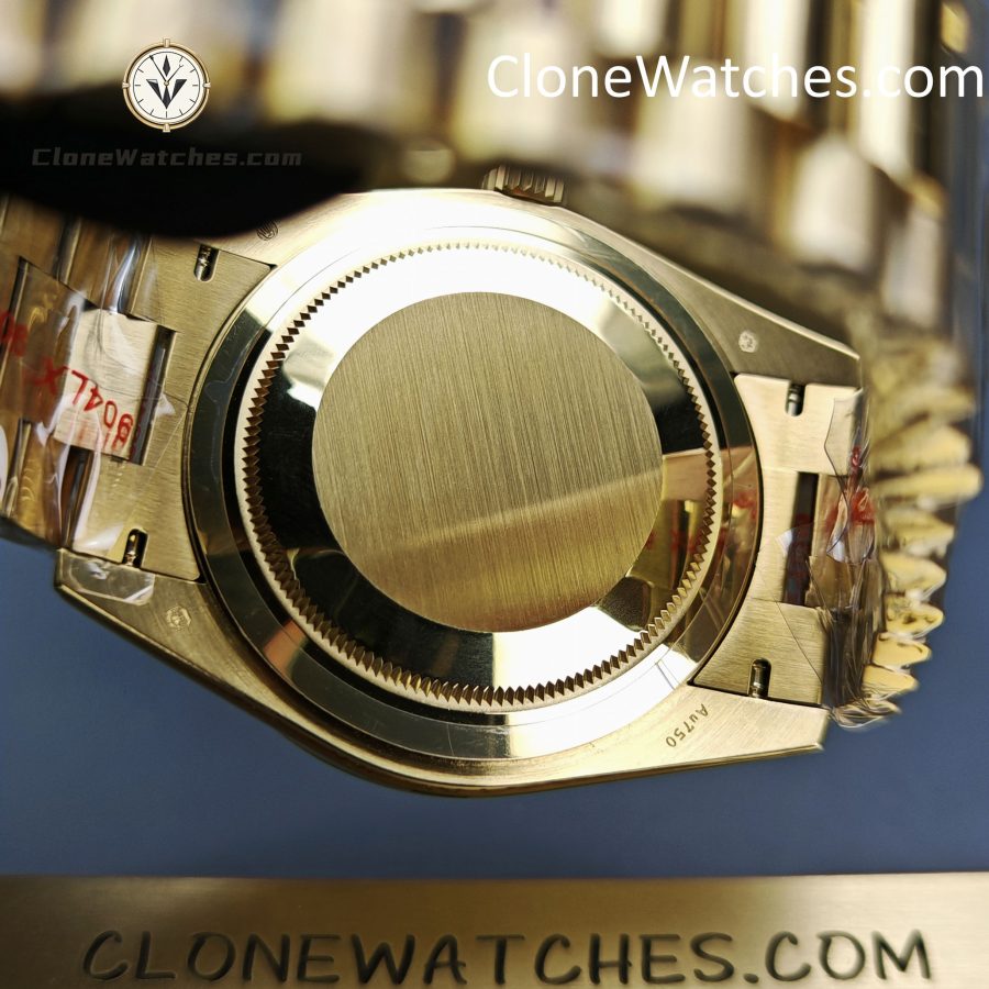 Rolex Super Clone Watches 1:1 Day Date 18K Gold Black Dial 40mm m228238-0067 3255 Movement - Image 11