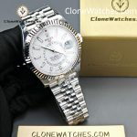 Rolex Super Clone Watches 1:1 Sky Dweller White Dial Jubilee M336934 9002 Movement - Image 4