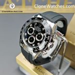 Rolex Super Clone Watches 1:1 Daytona Black Diamond Dial m116519ln-0025 4130 Movement - Image 3