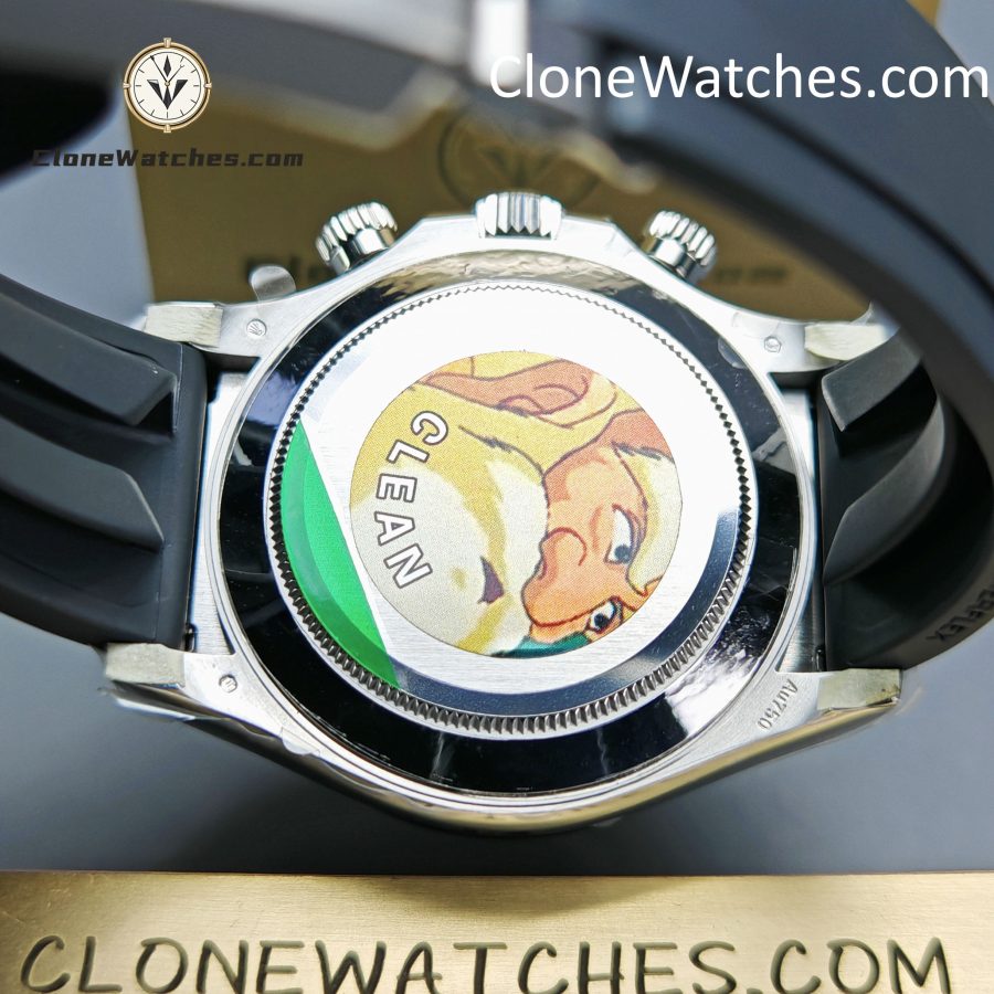 Rolex Super Clone Watches 1:1 Daytona Black Diamond Dial m116519ln-0025 4130 Movement - Image 9