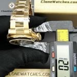 Rolex Super Clone Watches 1:1 Daytona 18K Gold Black Dial M116508-0009 4130 Movement - Image 16