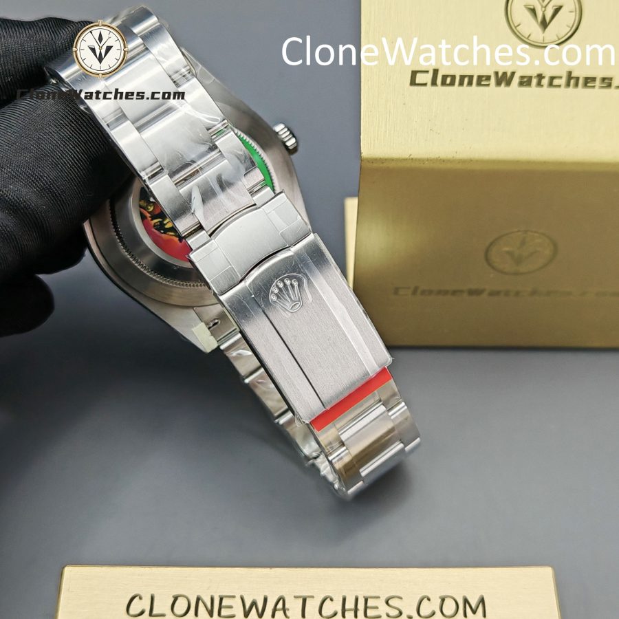 Rolex Super Clone Watches 1:1 Oyster Perpetual Turquoise Blue Dial 41mm m124300-0006 3230 Movement - Image 7