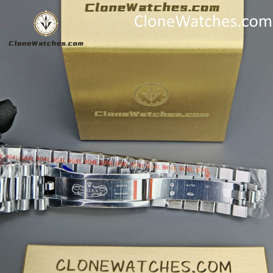 Rolex Super Clone Watches 1:1 Day Date Blue Dial 40mm m228239-0076 3255 Movement - Image 10