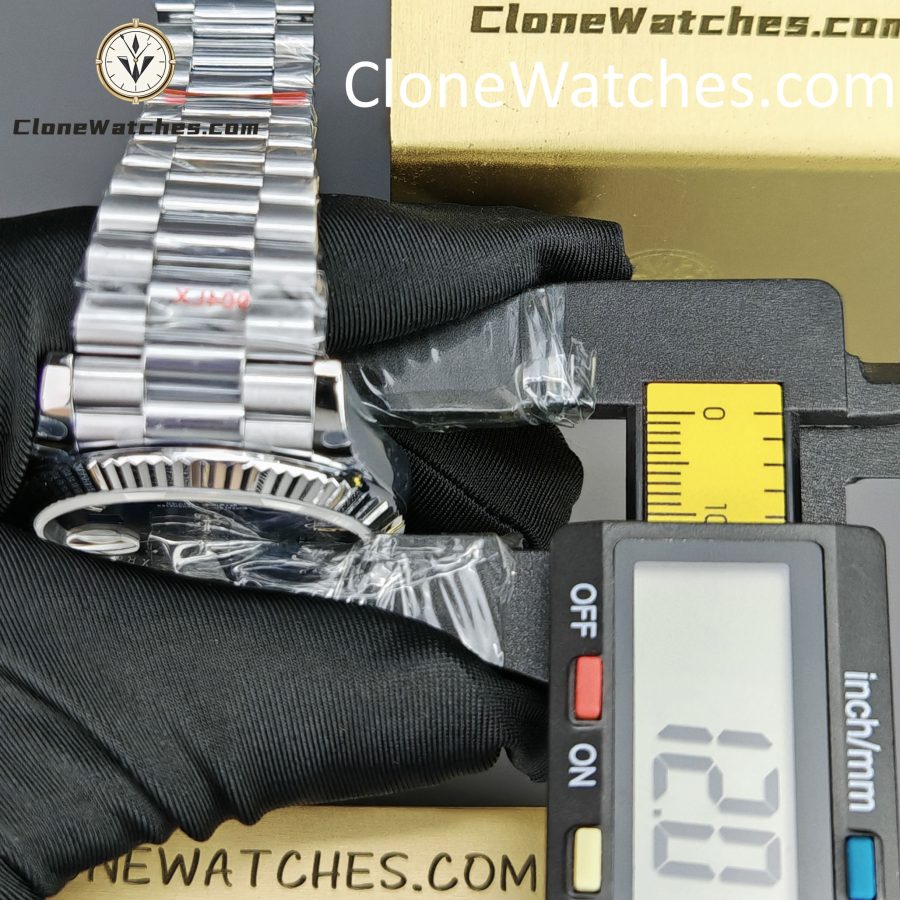 Rolex Super Clone Watches 1:1 Day Date Blue Dial 40mm m228239-0076 3255 Movement - Image 15