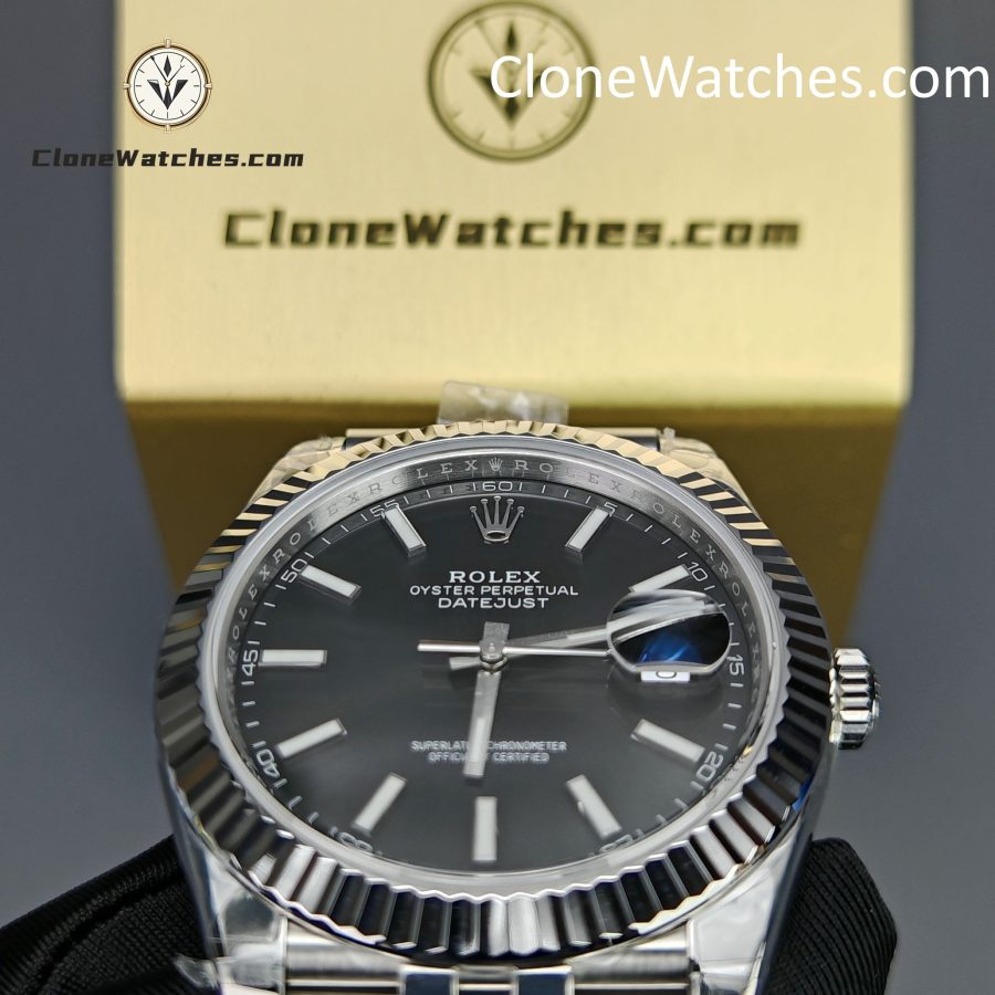 Rolex Super Clone Watches 1:1 DateJust Black Dial M126334 Jubilee 41MM 3235 Movement - Image 14