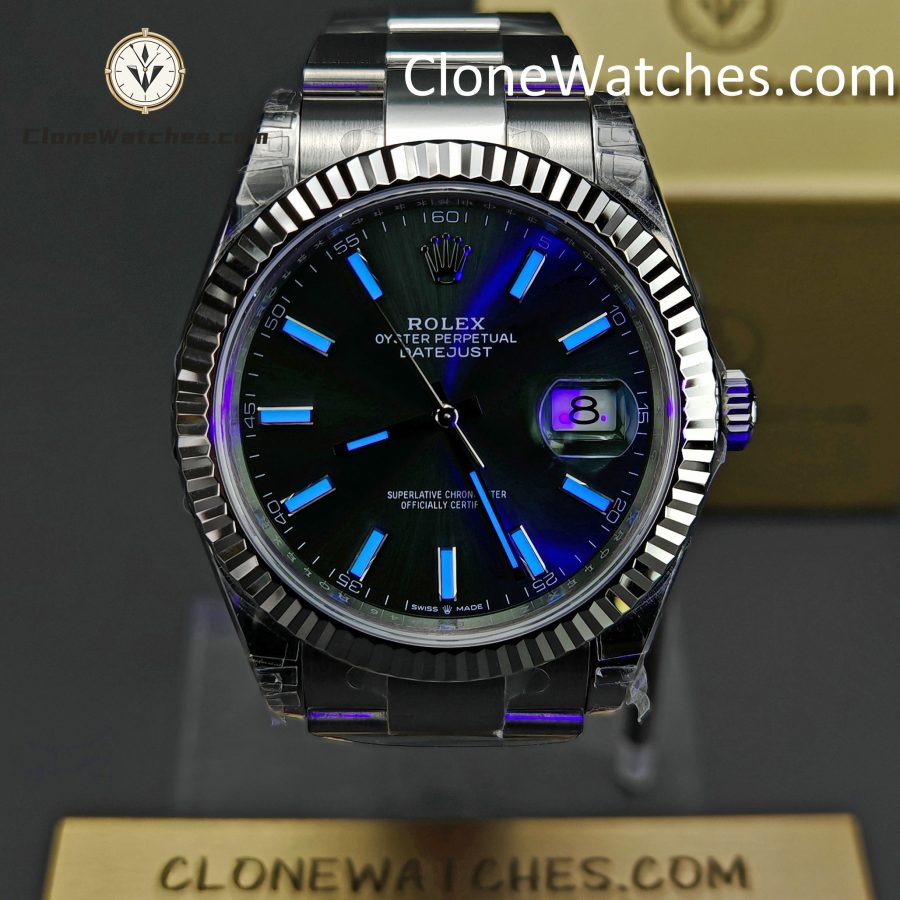 Rolex Super Clone Watches 1:1 DateJust Green Dial m126334-0027 Oyster 41MM 3235 Movement - Image 2