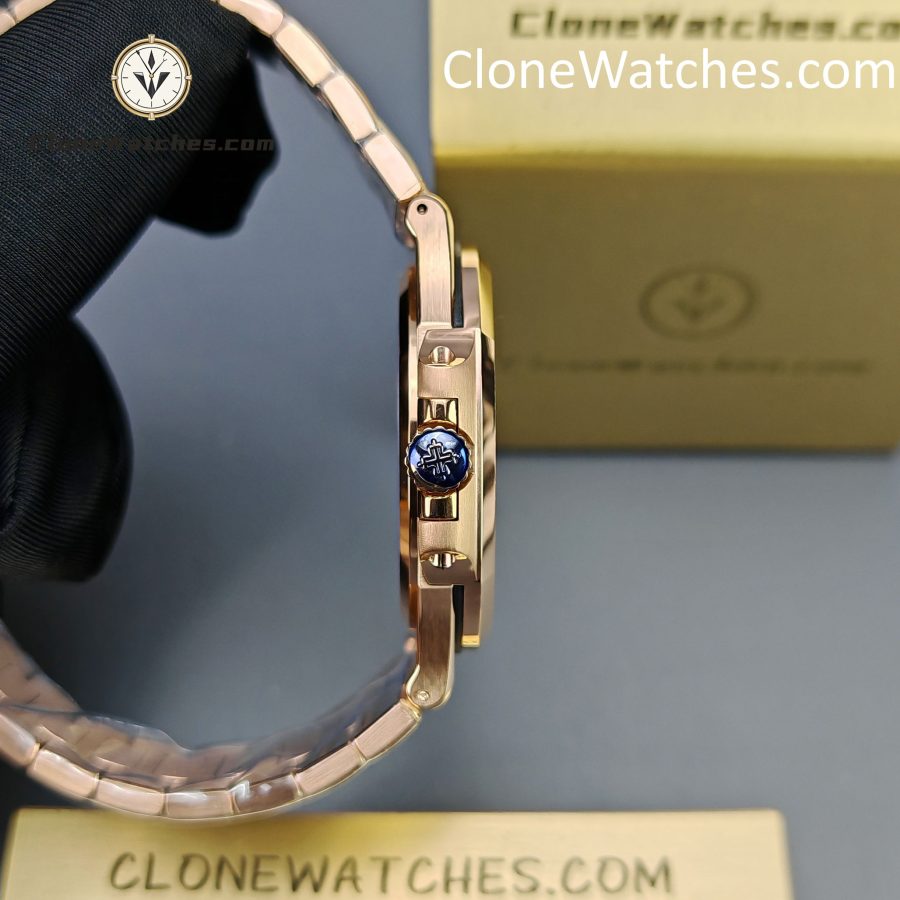 Patek Philippe Super Clone Watches 1:1 Nautilus 5711 Brown Dial 18K Rose Gold - Image 8