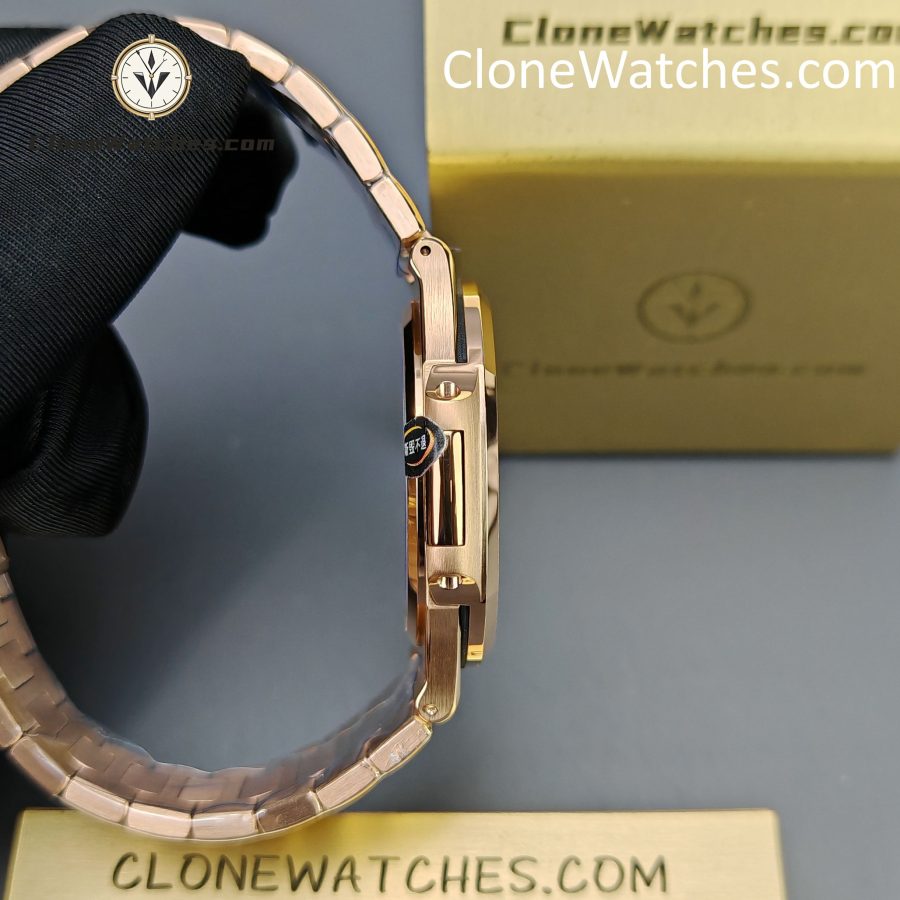 Patek Philippe Super Clone Watches 1:1 Nautilus 5711 Brown Dial 18K Rose Gold - Image 9