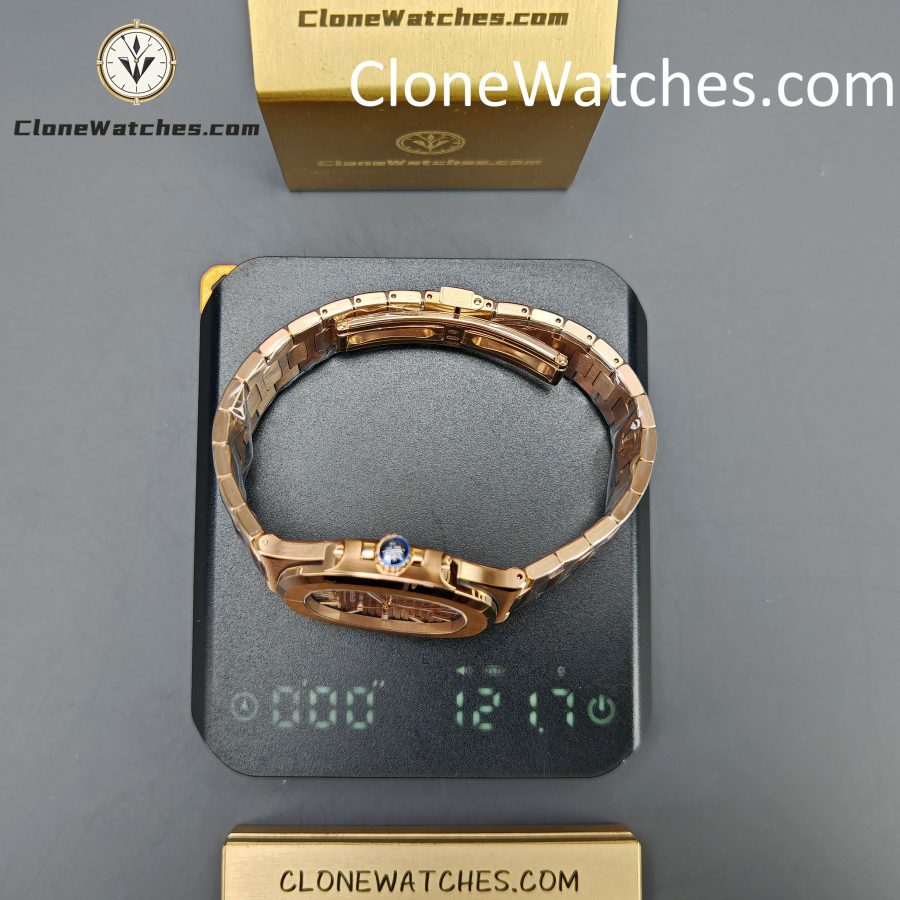 Patek Philippe Super Clone Watches 1:1 Nautilus 5711 Brown Dial 18K Rose Gold - Image 16
