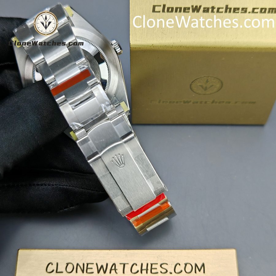 Rolex Super Clone Watches 1:1 Oyster Perpetual Yellow Dial 41mmm124300-0004 3230 Movement - Image 7