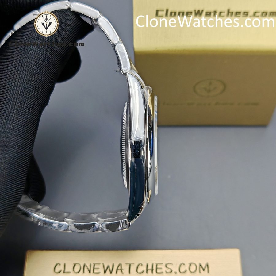 Rolex Super Clone Watches 1:1 Oyster Perpetual Yellow Dial 41mmm124300-0004 3230 Movement - Image 9