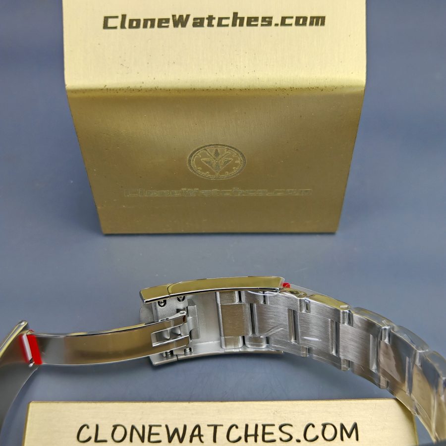 Rolex Super Clone Watches 1:1 Oyster Perpetual Red Dial 41mm M124300 3230 Movement - Image 13