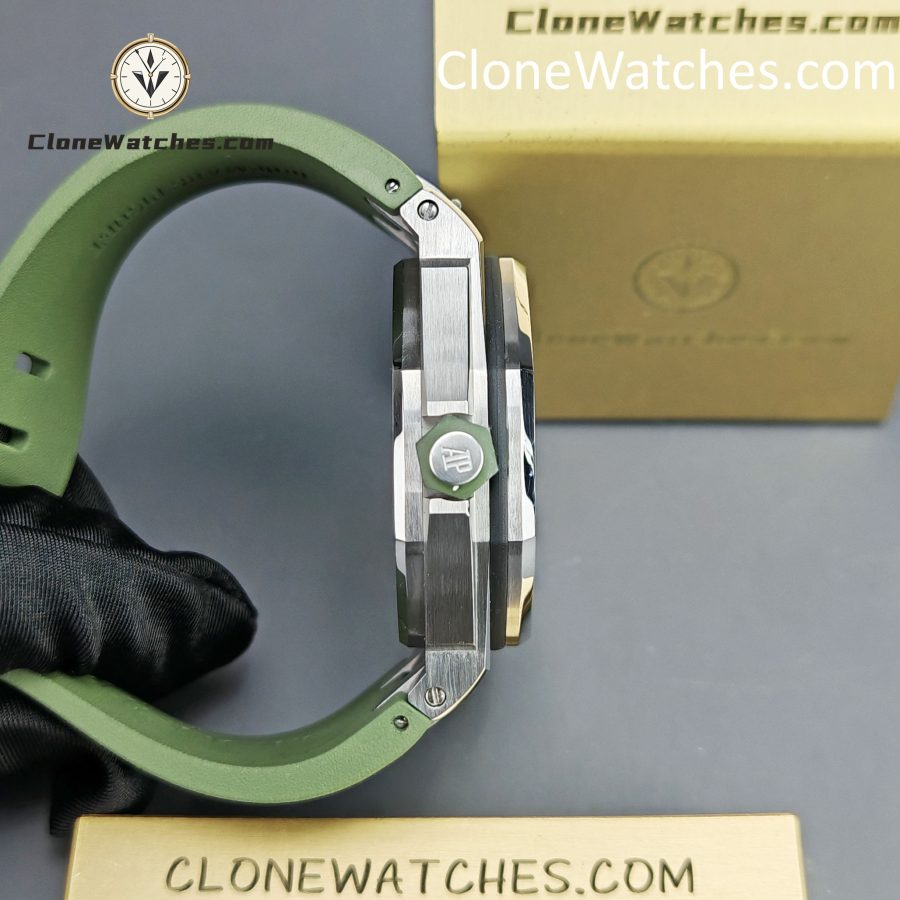 Audemars Piguet Super Clone Watches 1:1 Royal Oak Offshore Diver 15710 Green Dial - Image 7