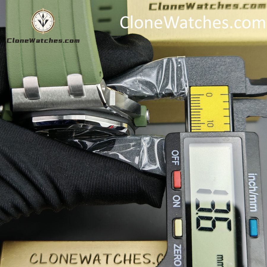 Audemars Piguet Super Clone Watches 1:1 Royal Oak Offshore Diver 15710 Green Dial - Image 15
