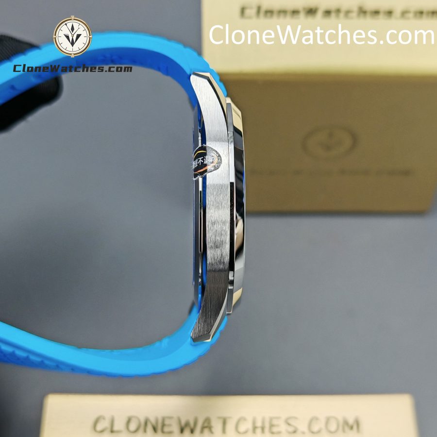 Patek Philippe Super Clone Watches 1:1 Aquanaut 5167 Black Dial Blue Strap 40mm - Image 8