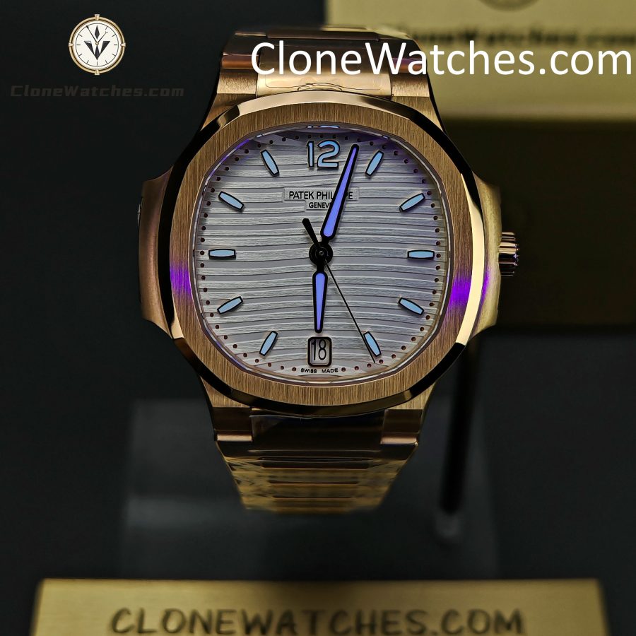 Patek Philippe Super Clone Watches 1:1 Nautilus Rose Gold 7118/1R-001 35.2 mm - Image 2