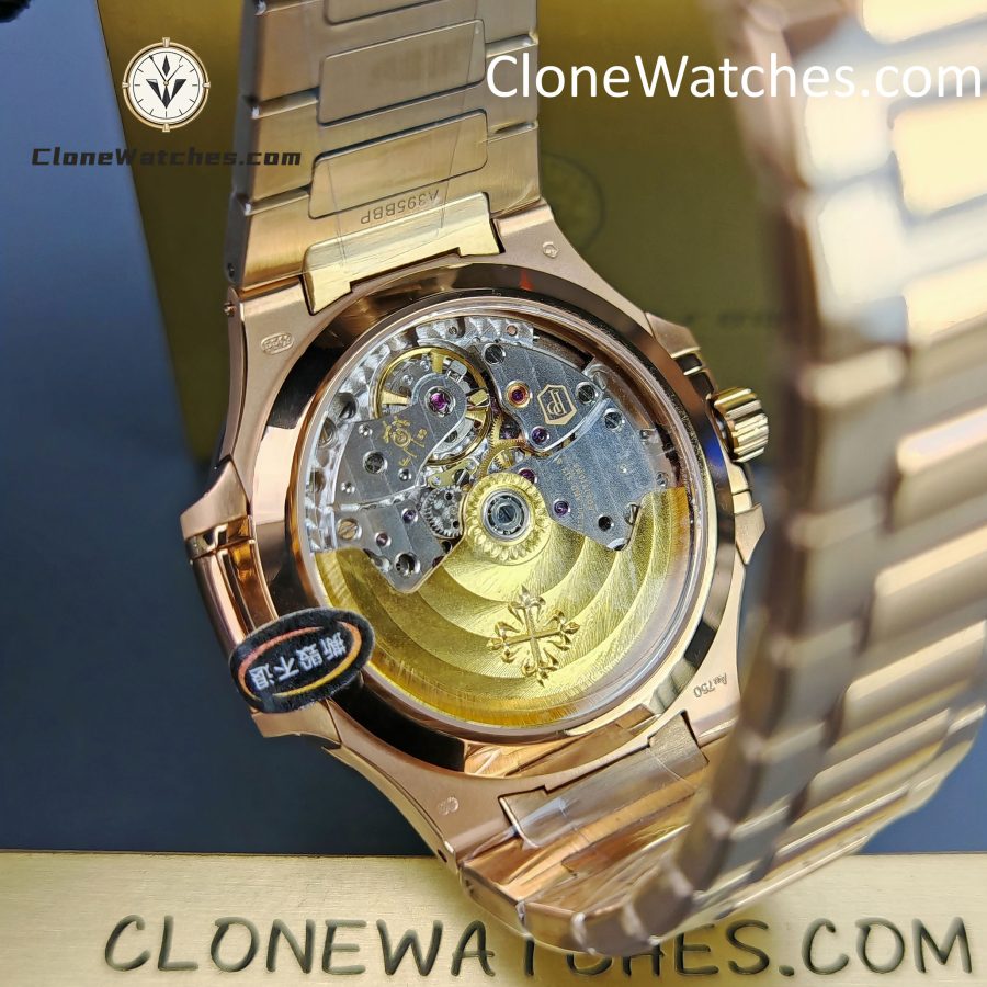 Patek Philippe Super Clone Watches 1:1 Nautilus Rose Gold 7118/1R-001 35.2 mm - Image 11