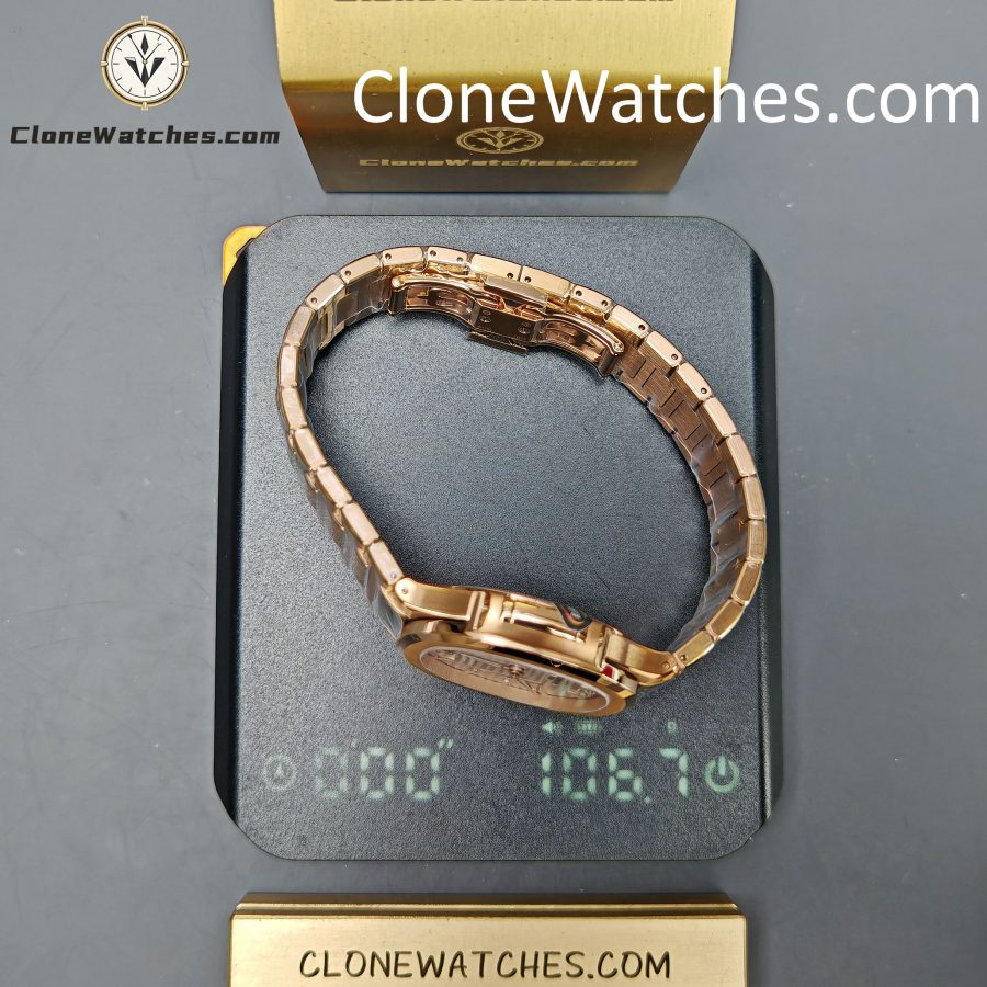 Patek Philippe Super Clone Watches 1:1 Nautilus Rose Gold 7118/1R-001 35.2 mm - Image 15