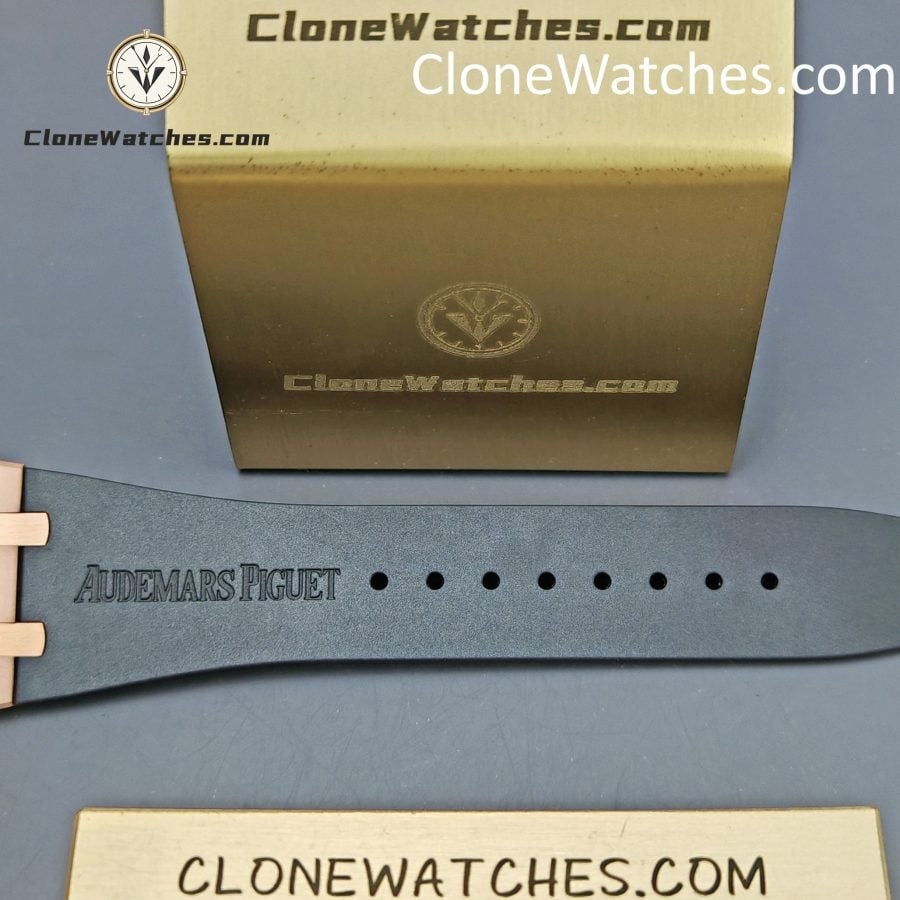 Audemars Piguet Super Clone Watches 1:1 Royal Oak Rose Gold 15500 Black Dial - Image 12