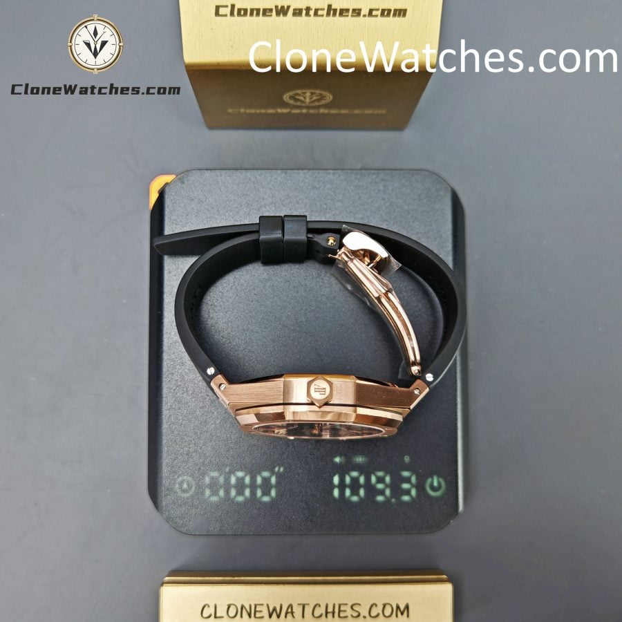 Audemars Piguet Super Clone Watches 1:1 Royal Oak Rose Gold 15500 Black Dial - Image 16