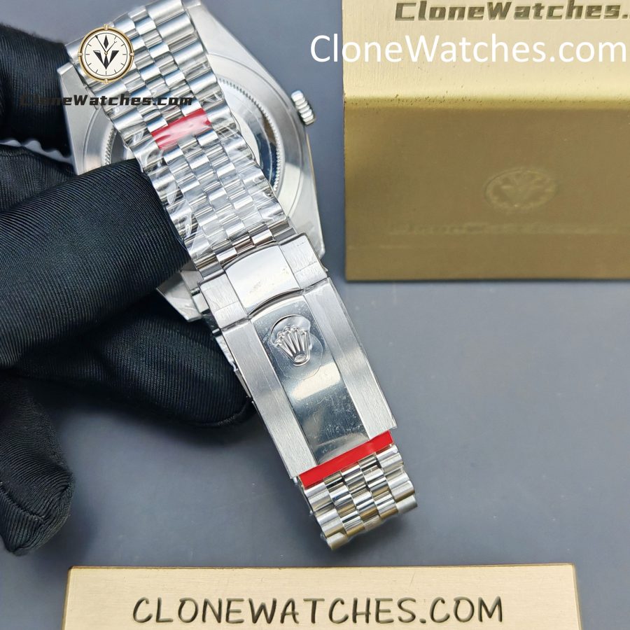 Rolex Super Clone Watches 1:1 DateJust Blue Dial M126334 Jubilee 41MM 3235 Movement - Image 7