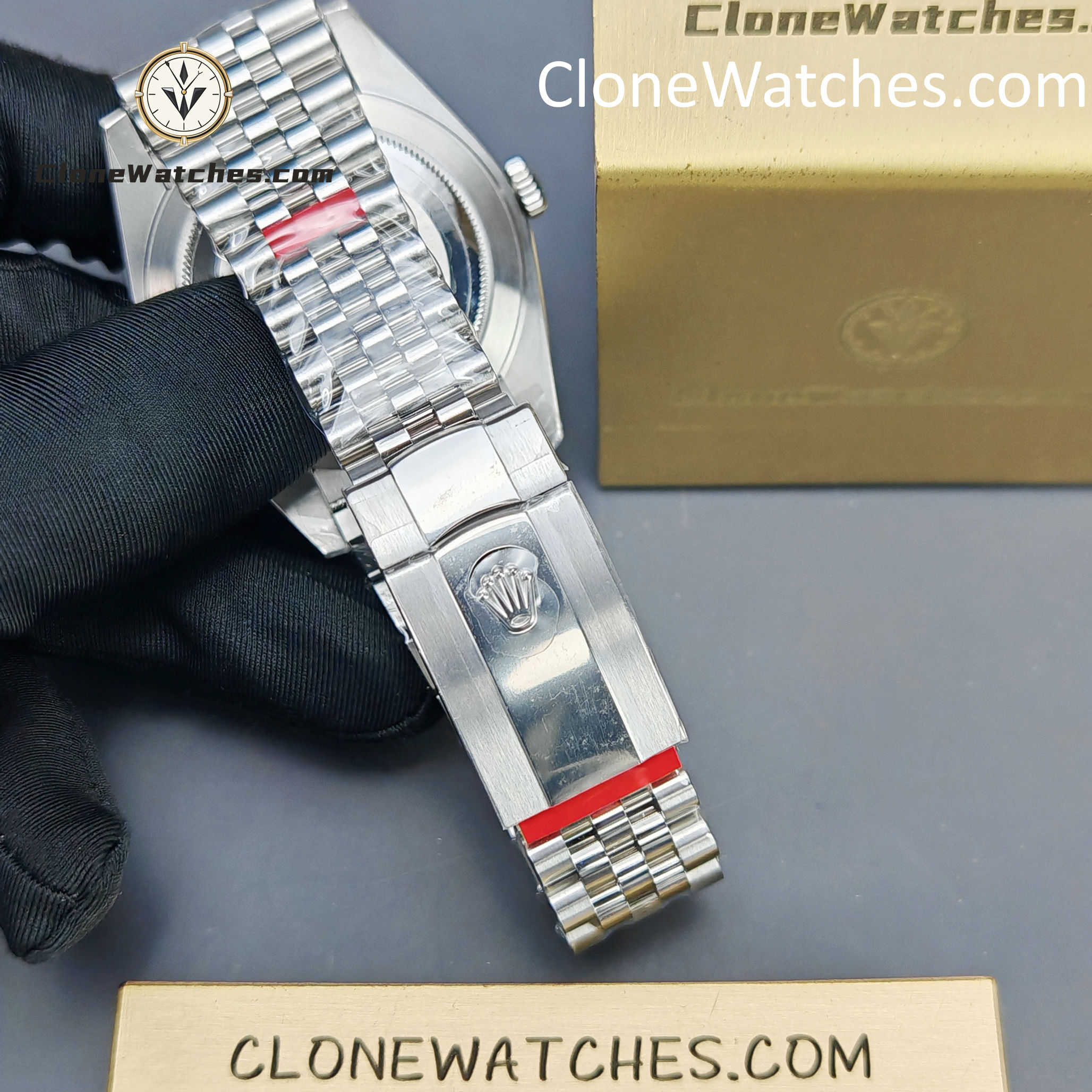 Rolex Super Clone Watches 1:1 DateJust Blue Dial M126334 Jubilee 41MM 3235 Movement - Image 7