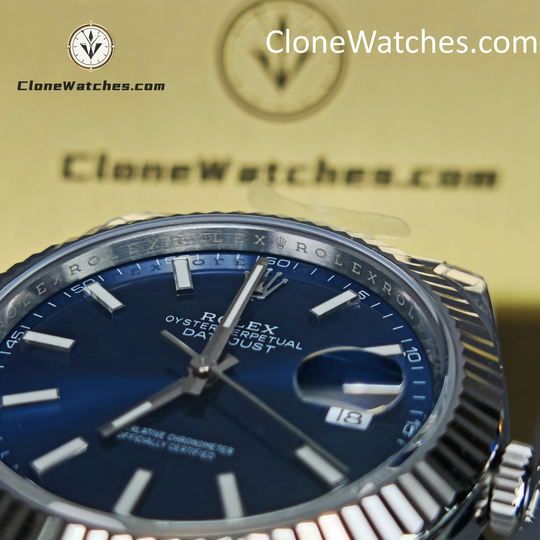 Rolex Super Clone Watches 1:1 DateJust Blue Dial M126334 Jubilee 41MM 3235 Movement - Image 14