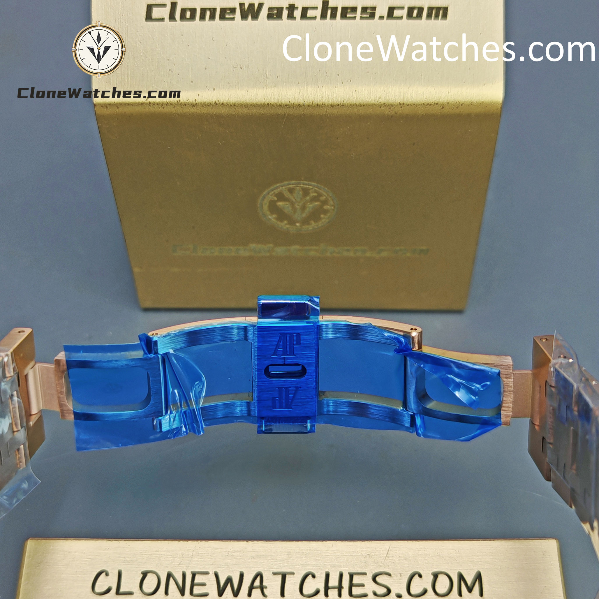 Audemars Piguet Super Clone Watches 1:1 Royal Oak Rose Gold 15500 Black Dial - Image 14