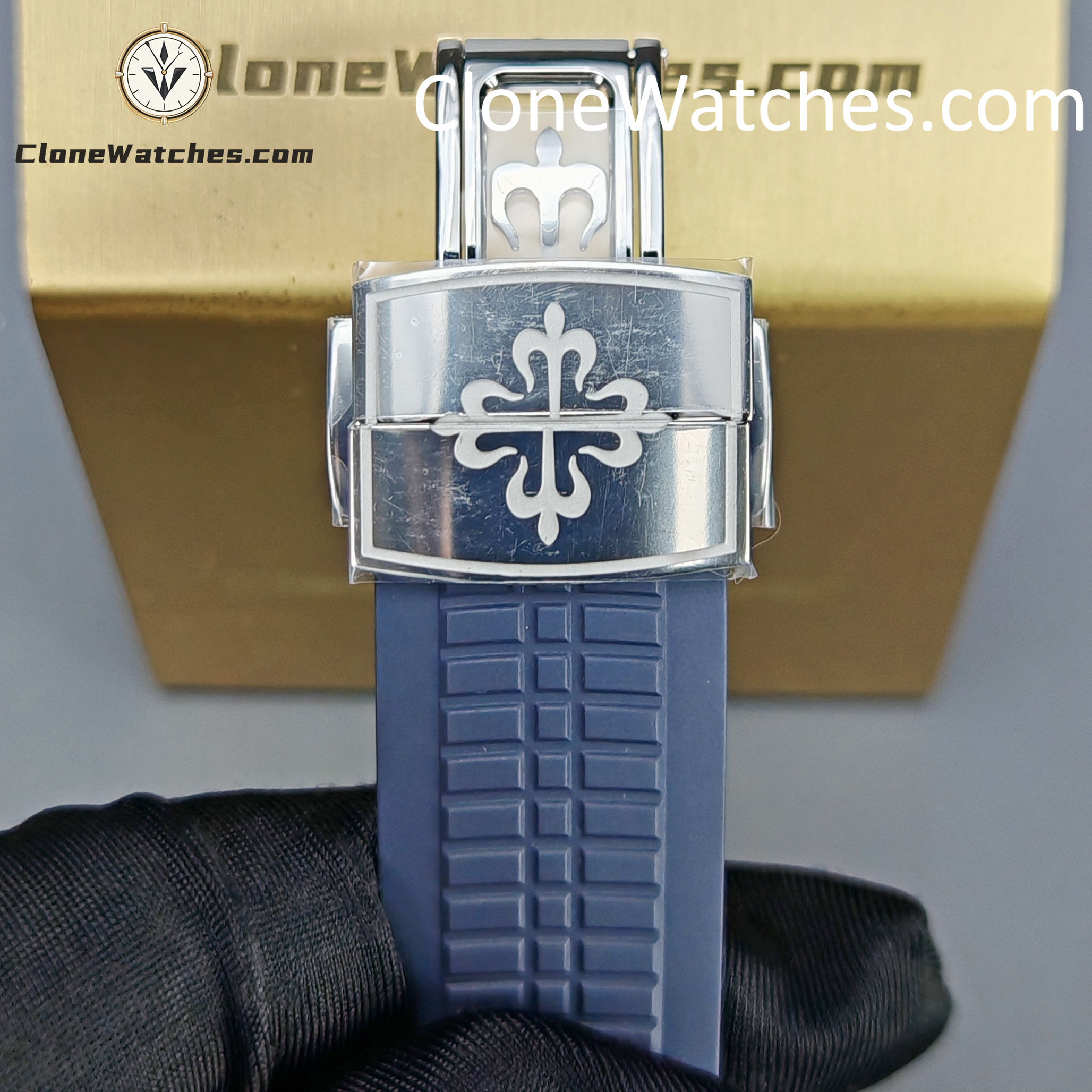 Patek Philippe Super Clone Watches 1:1 Aquanaut 5168G-001 Jumbo Blue 42 mm - Image 9