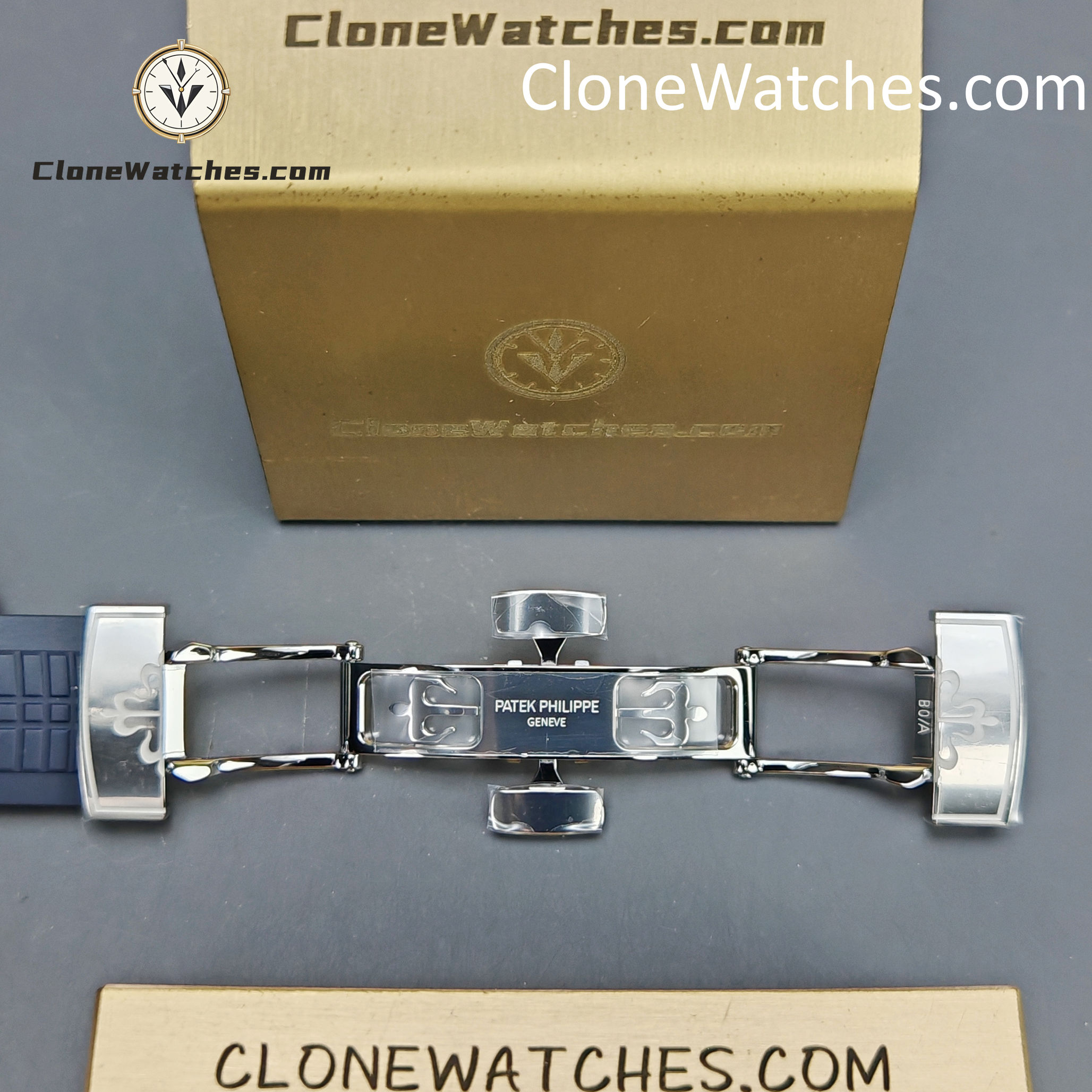 Patek Philippe Super Clone Watches 1:1 Aquanaut 5168G-001 Jumbo Blue 42 mm - Image 10