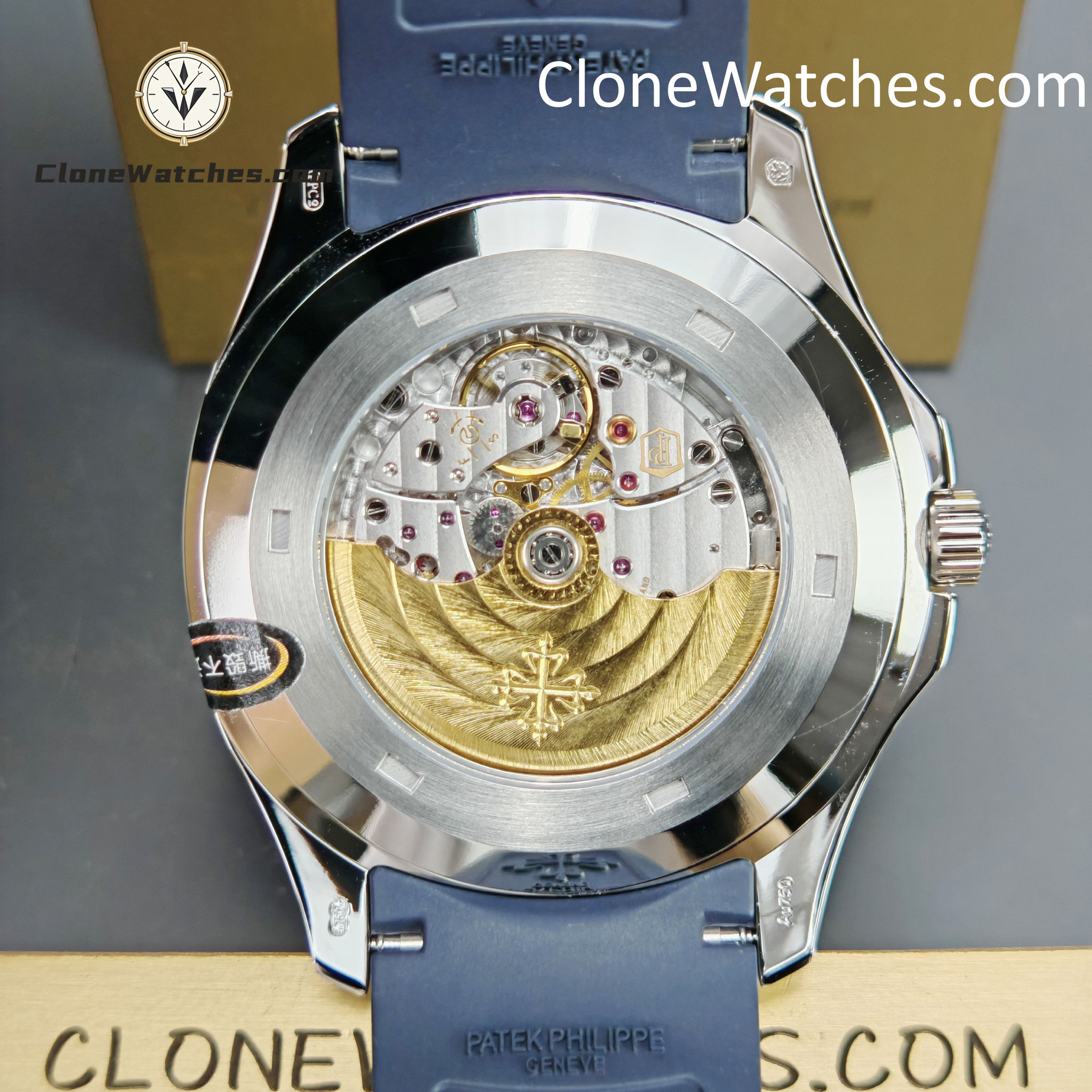 Patek Philippe Super Clone Watches 1:1 Aquanaut 5168G-001 Jumbo Blue 42 mm - Image 14