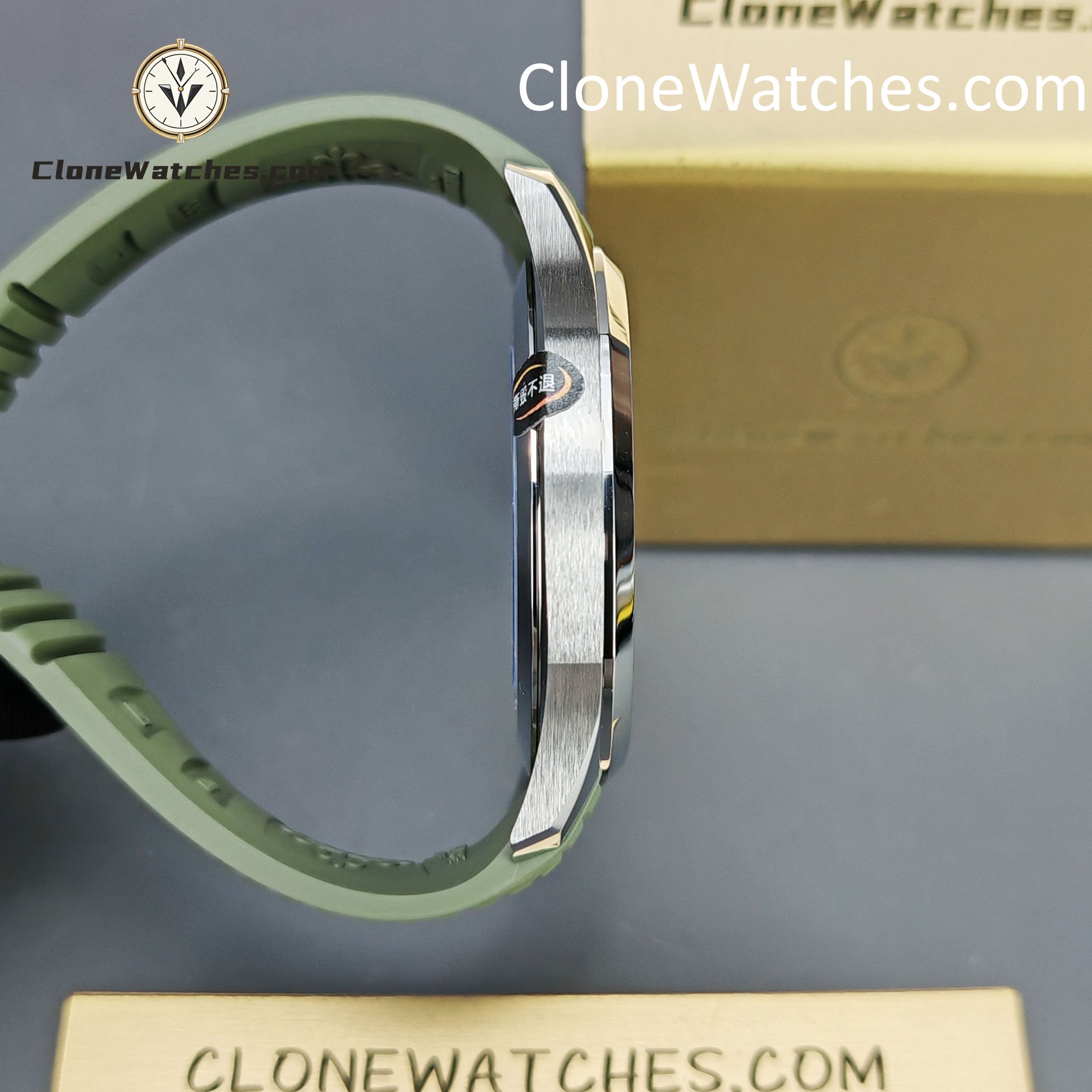 Patek Philippe Super Clone Watches 1:1 Aquanaut White Gold 5168G-010 42 mm - Image 8