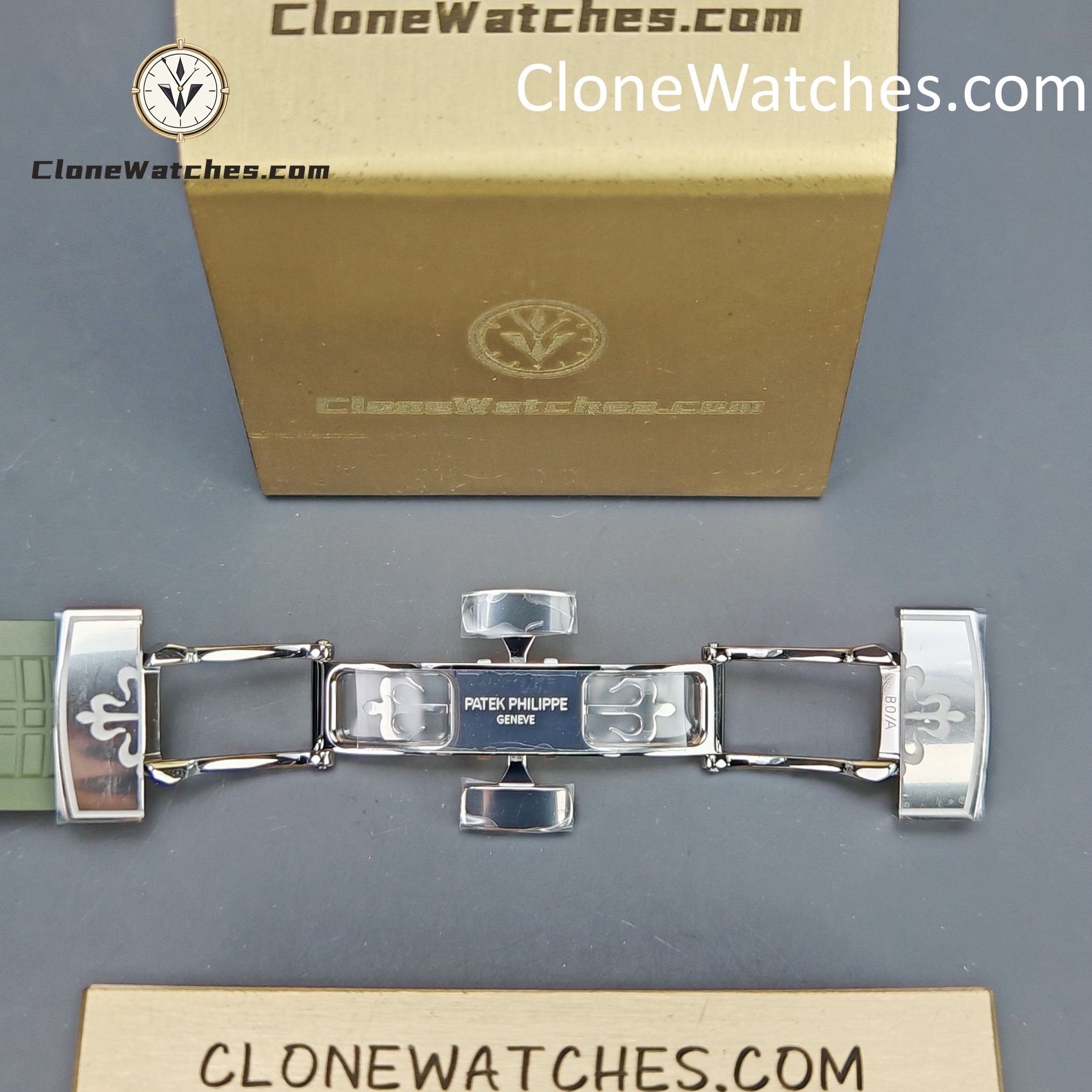 Patek Philippe Super Clone Watches 1:1 Aquanaut White Gold 5168G-010 42 mm - Image 10