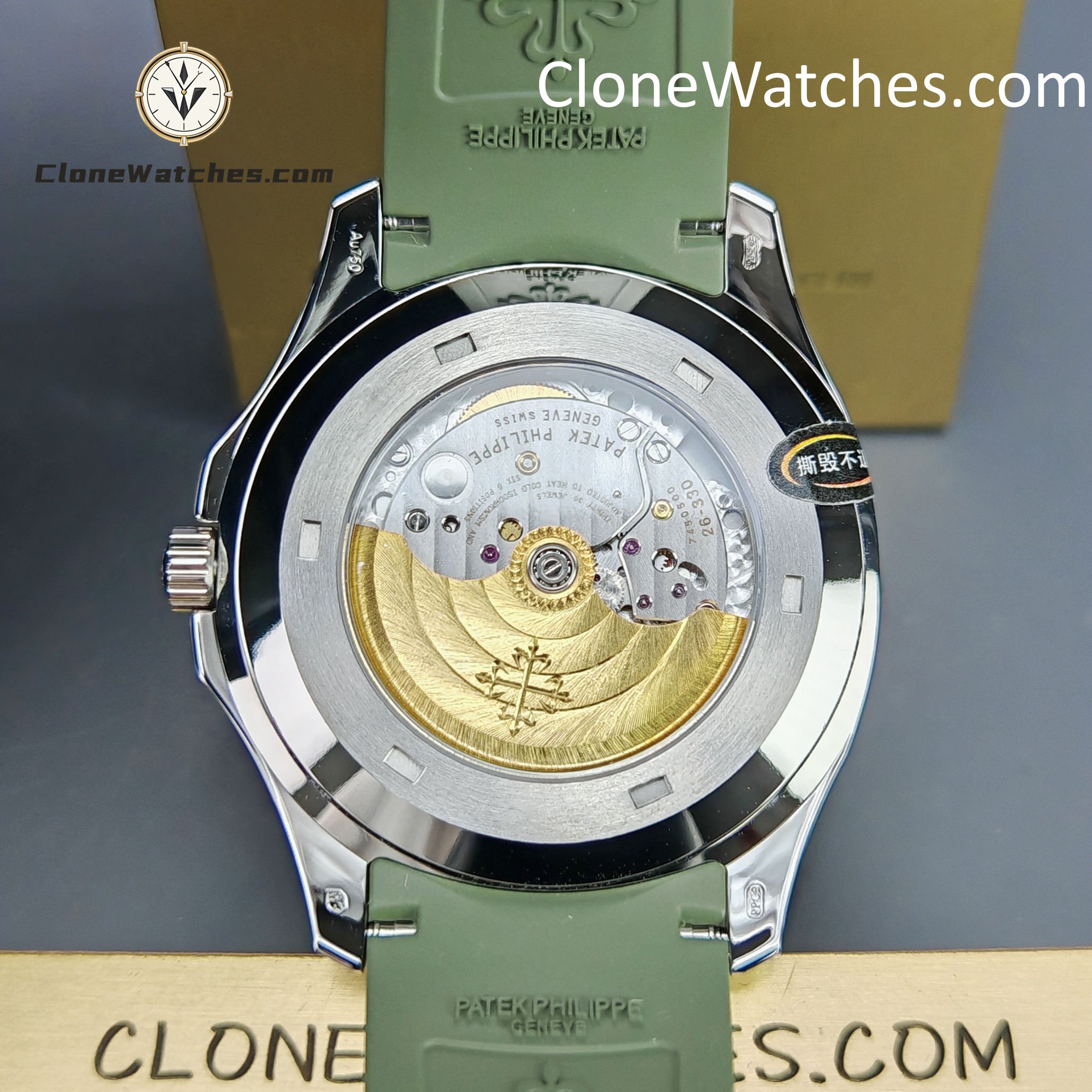 Patek Philippe Super Clone Watches 1:1 Aquanaut White Gold 5168G-010 42 mm - Image 13