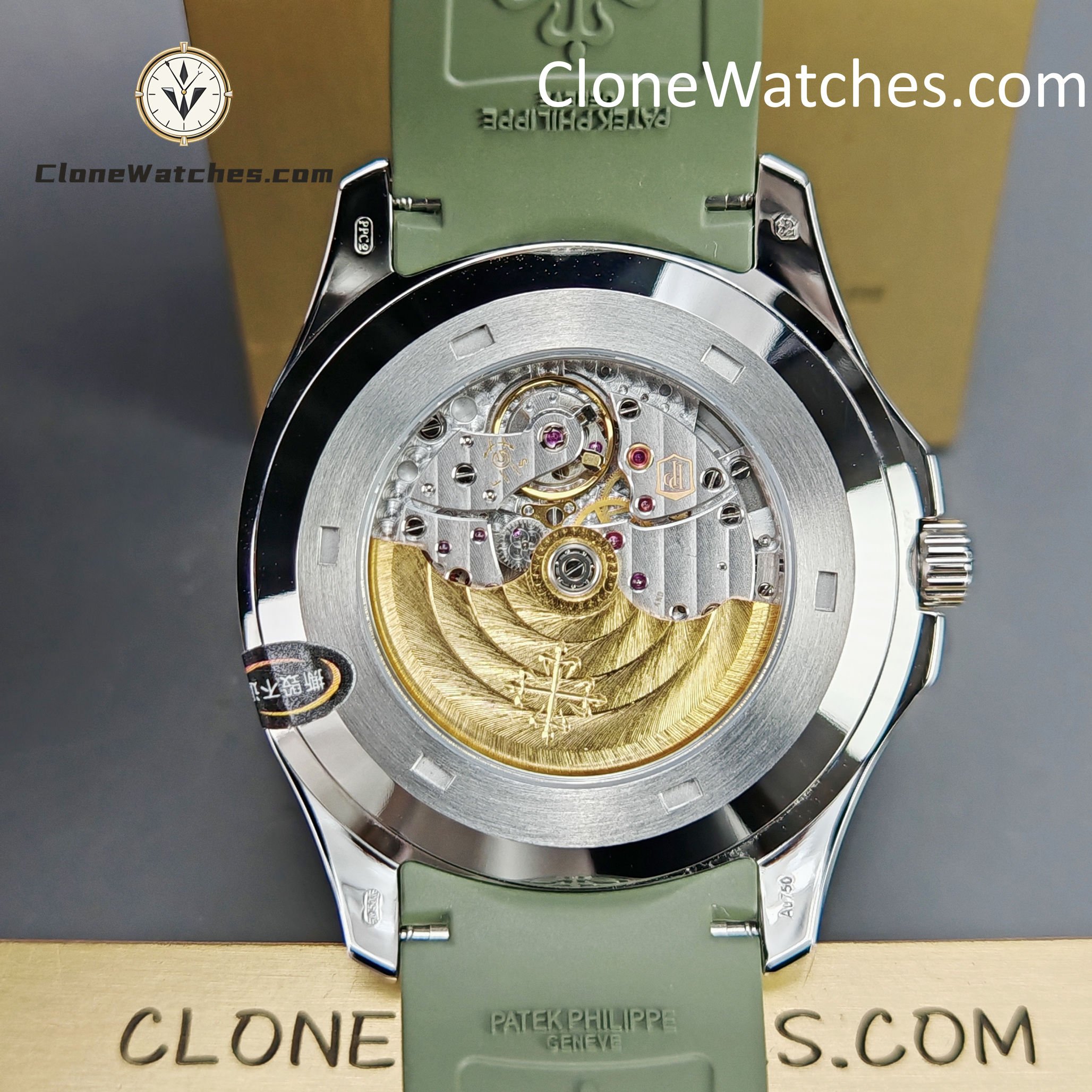 Patek Philippe Super Clone Watches 1:1 Aquanaut White Gold 5168G-010 42 mm - Image 14