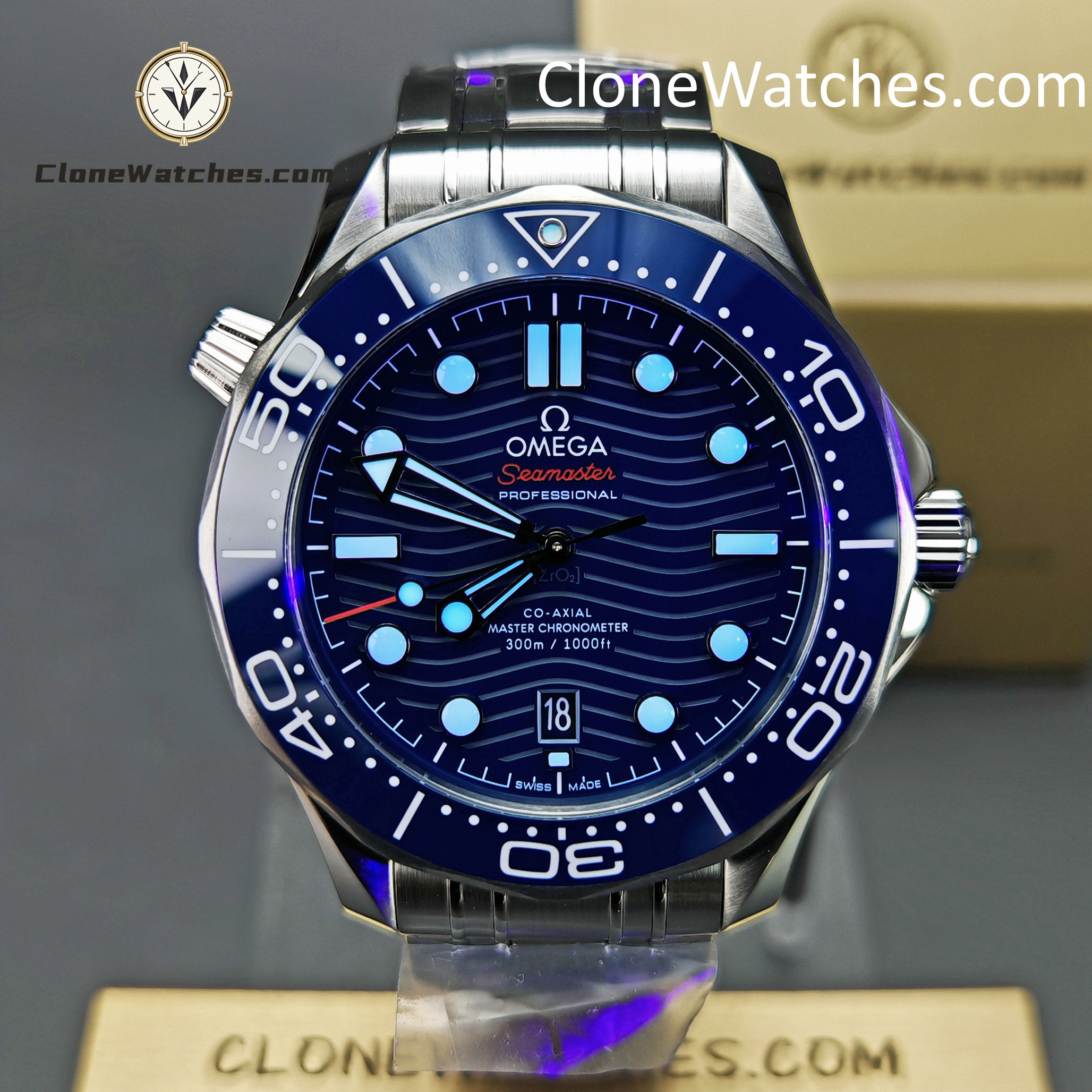 OMEGA Super Clone Watches 1:1 Seamaster Diver 300M 210.30.42.20.03.001 42mm - Image 2