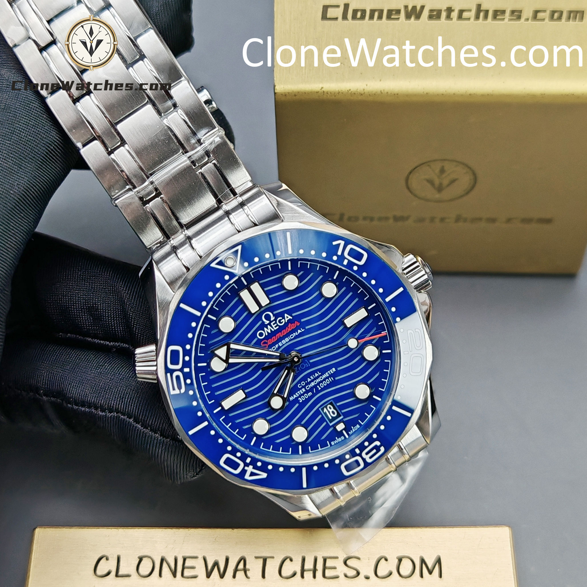 OMEGA Super Clone Watches 1:1 Seamaster Diver 300M 210.30.42.20.03.001 42mm - Image 5