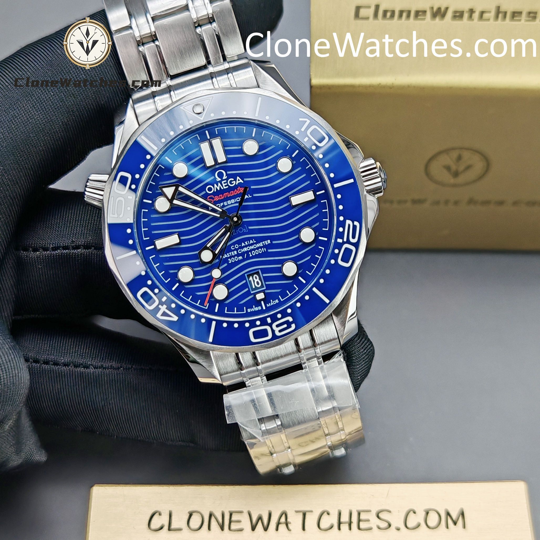 OMEGA Super Clone Watches 1:1 Seamaster Diver 300M 210.30.42.20.03.001 42mm - Image 6