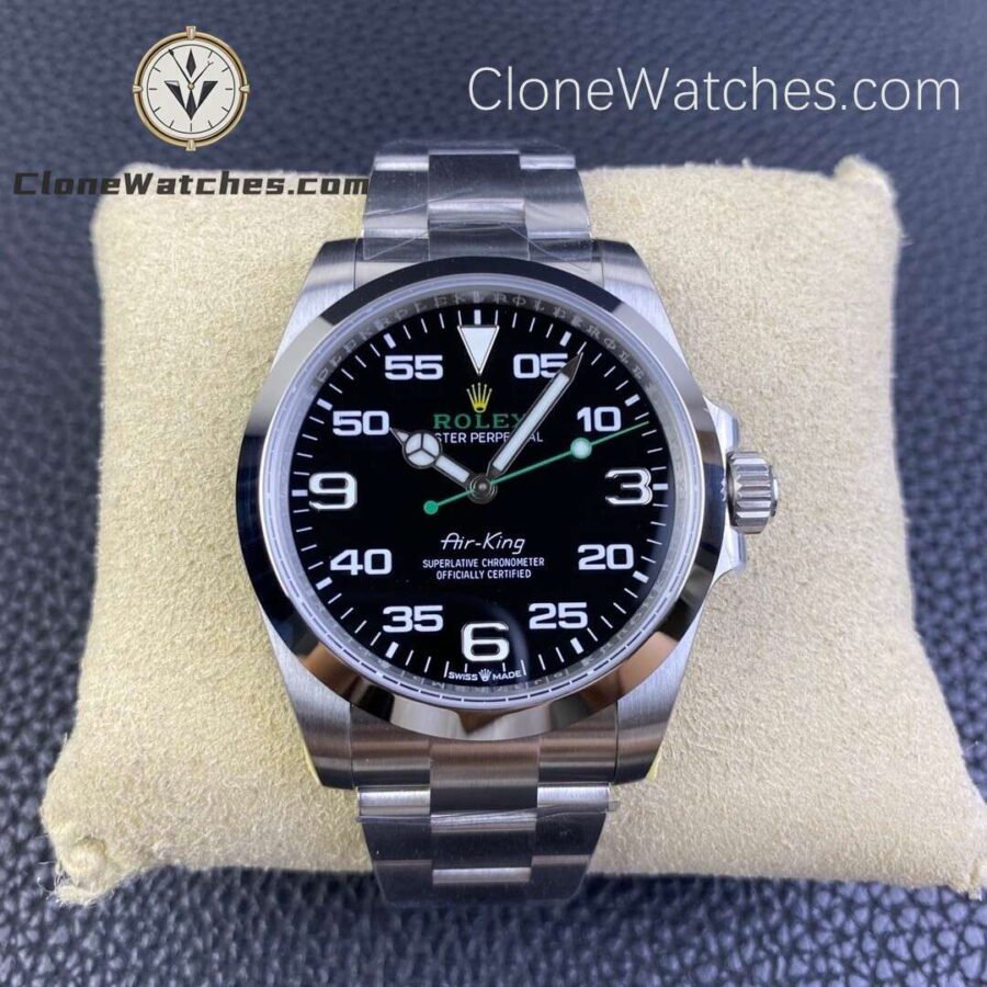 Super Clone Watches – Rolex Air king Black Dial M126900