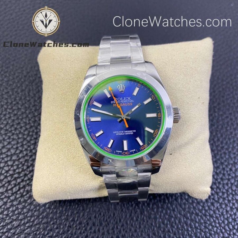 Super Clone Watches – Rolex Milgauss Blue Dial M116400GV-0002