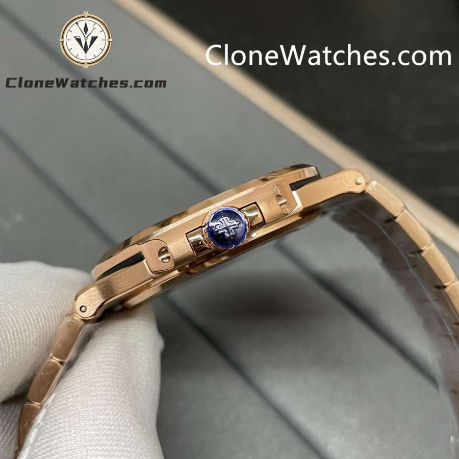 Patek Philippe Super Clone Watches 1:1 Nautilus 5711 Grey Dial 18K Rose Gold - Image 5