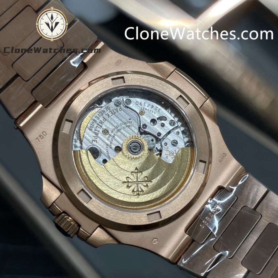 Patek Philippe Super Clone Watches 1:1 Nautilus 5711 Grey Dial 18K Rose Gold - Image 7