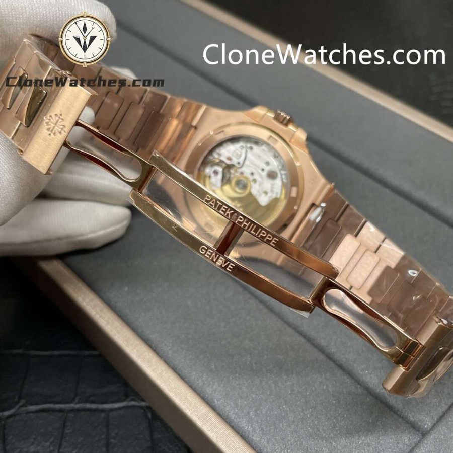 Patek Philippe Super Clone Watches 1:1 Nautilus 5711 Grey Dial 18K Rose Gold - Image 8