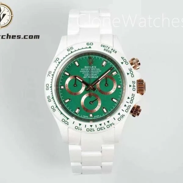 Super Clone Watches – Modified AET Rolex Daytona British Racing Green