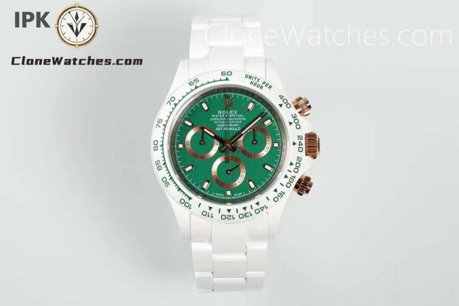 Super Clone Watches – Modified AET Rolex Daytona British Racing Green