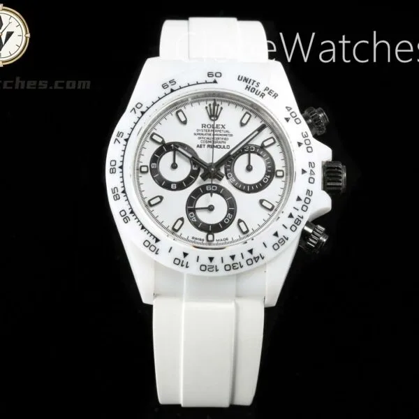 Super Clone Watches – Modified AET Rolex Daytona White Classic