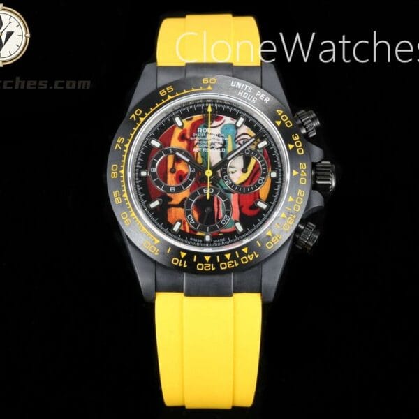 Super Clone Watches – Modified AET Rolex Daytona YOUNG LADY (RUBBER STRAP)