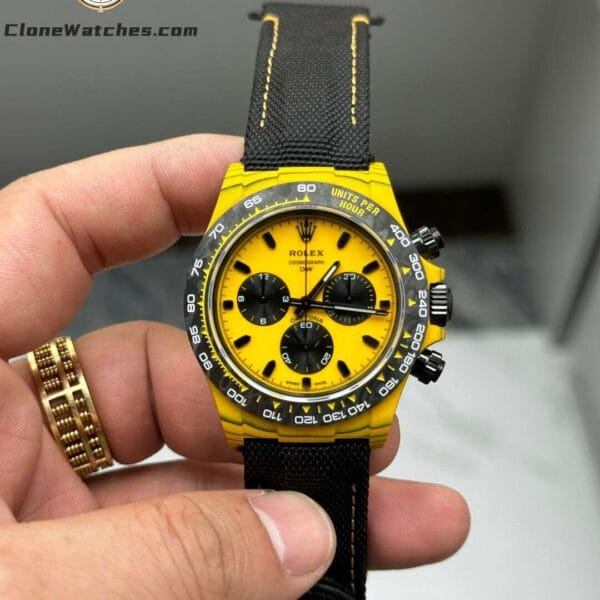 Super Clone Watches – Modified DiW Rolex Daytona BUMBLEBEE